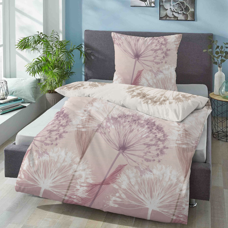 Sateen Duvet Cover Set Set, 155 x 220 cm - 1 Pillowcase (80 x 80 cm)