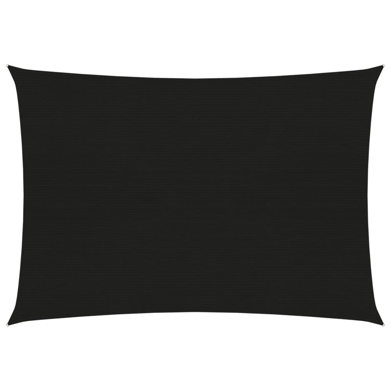 Dakota Fields 400cm W x 250cm D Plastic Cover Retractable Freestanding Awning, Black