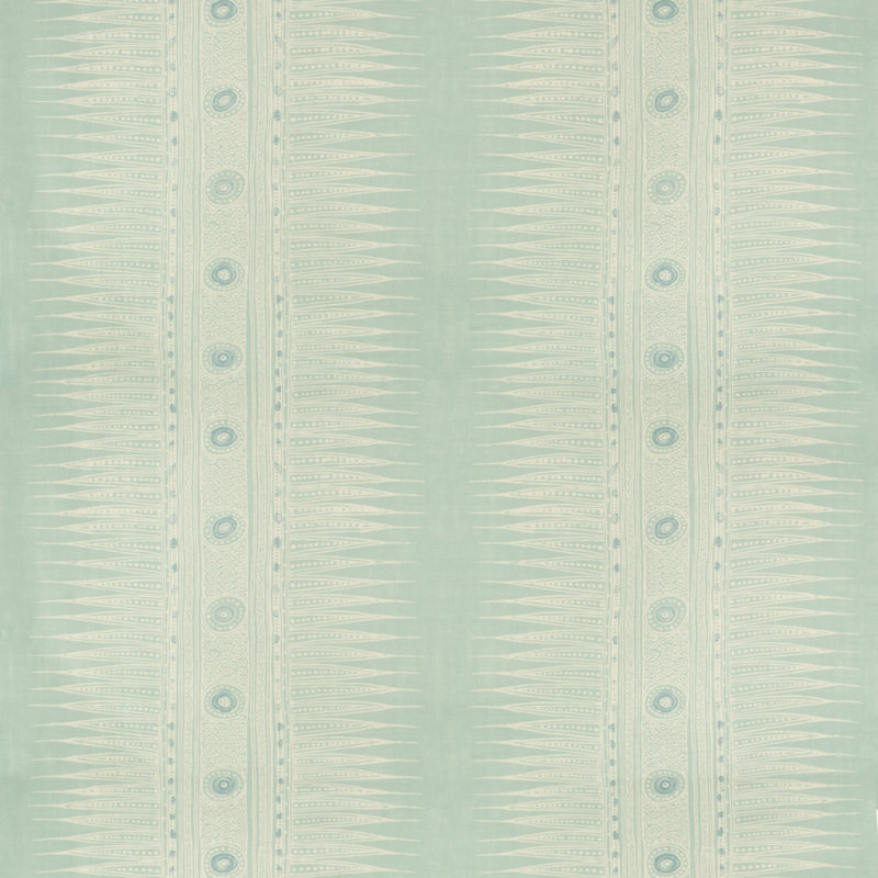 Indian Zag Fabric, Aqua