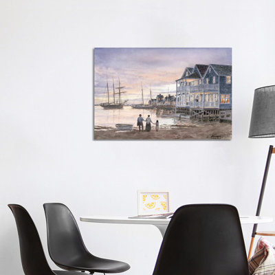 Nantucket Sunset by Stanton Manolakas - Wrapped Canvas Gallery-Wrapped Canvas Giclée