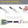 5 Pin RGB+W LED Strip Light 48 in Tape to Wire Connectors, 3 Pack