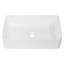 LEPUDAY 5.5'' White Ceramic Rectangular Bathroom Sink