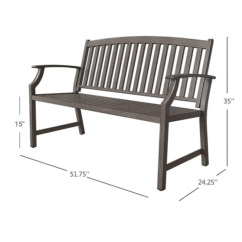 Heinzwerner Upholstered Bench, Savannah Gray  