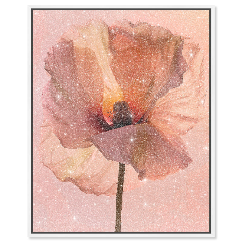 Amber Radiance I Print by Oliver Gal, 25"H x 31"W, White Floater Frame