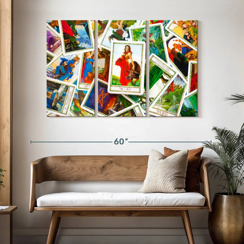 Adella Reading Tarot Cards, 32" H x 50" W