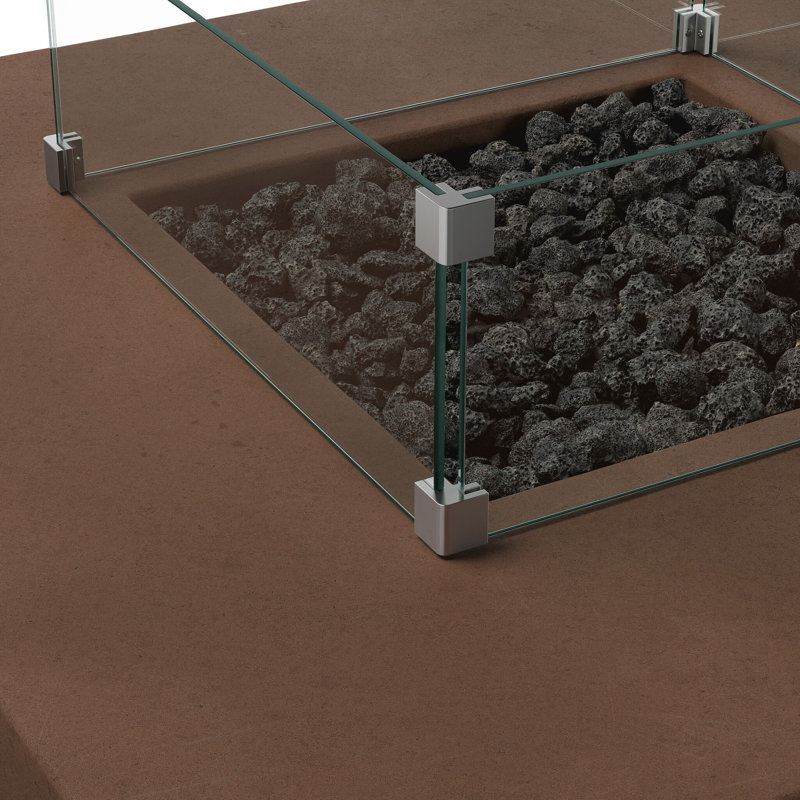 Donovan Square Fire Pit Wind Guard Kit
