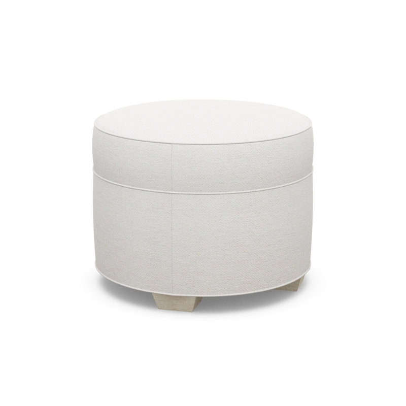 Ottoman Shop Round Ottoman, Sandstone, 7245-70, Polypropylene/Olefin