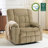 26.4" Seat Width Dual Motor Power Recliner Lift Chair with Massage and Heat, Infinite Position, Fabric-1168656002