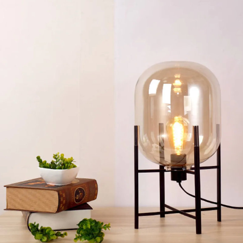 Table Lamps Iron Novelty Lamp, Brown