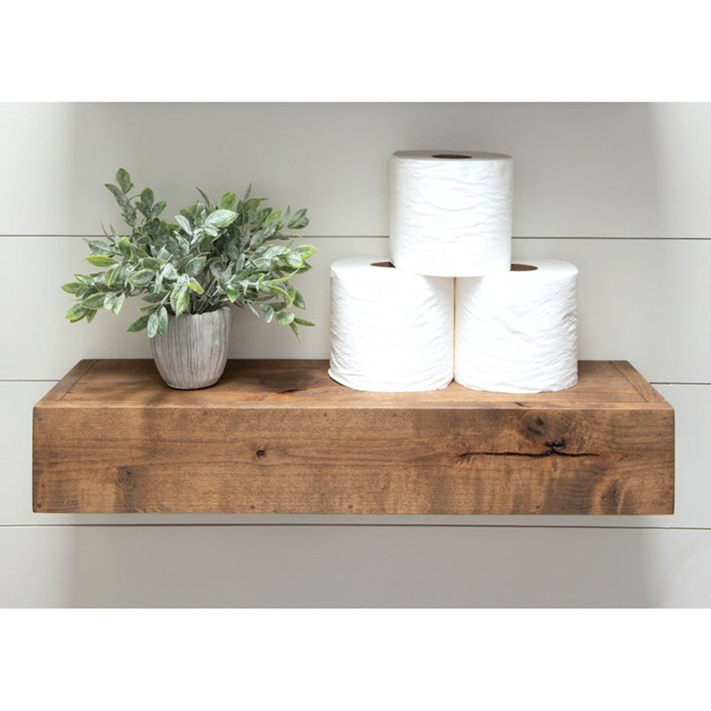 Tablette flottante en bois d'épinette Winnie