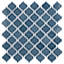 Carreau de mosaïque en porcelaine à motif mosaïque arabesque de 3 3/8 po x 12 3/8 po Hudson Tangier-632023041