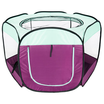 Panel Mesh Pet Playpen With Door