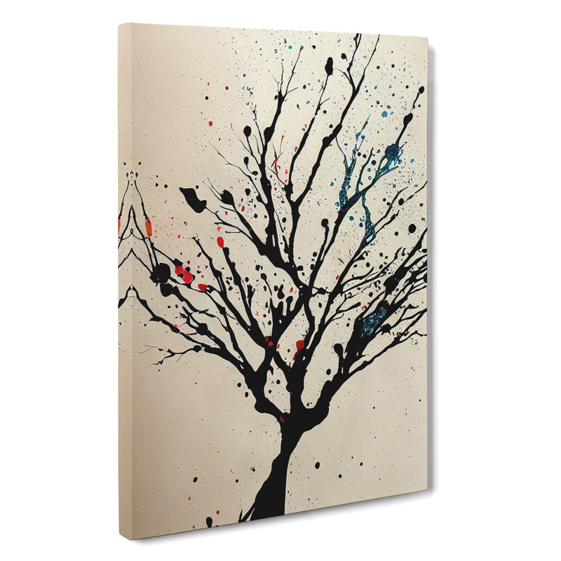 The Delightful Tree Abstract - Wrapped Canvas, 50cm H x 35cm W x 3cm D