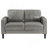 Grey 2-Piece Track Arm Sofa Set