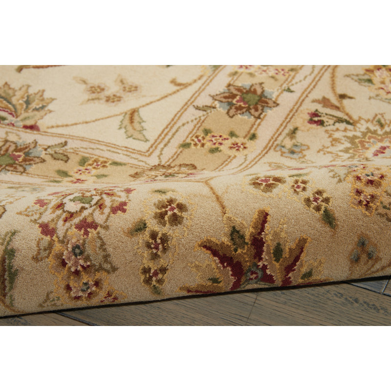 Bilbrey Wool Oriental Indoor Rug, Rectangle 11'6" x 8'6"