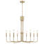 Luminaire suspendu de style lustre minimaliste moderne à 6/8 lumières pour salle à manger Velleda-90545200-100088796