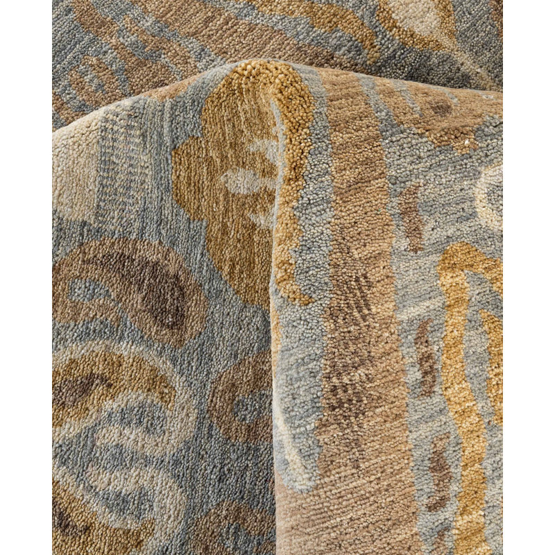 Overdyed One-of-a-Kind 9' 2" X 12' 2" Hand Knotted Area Rug