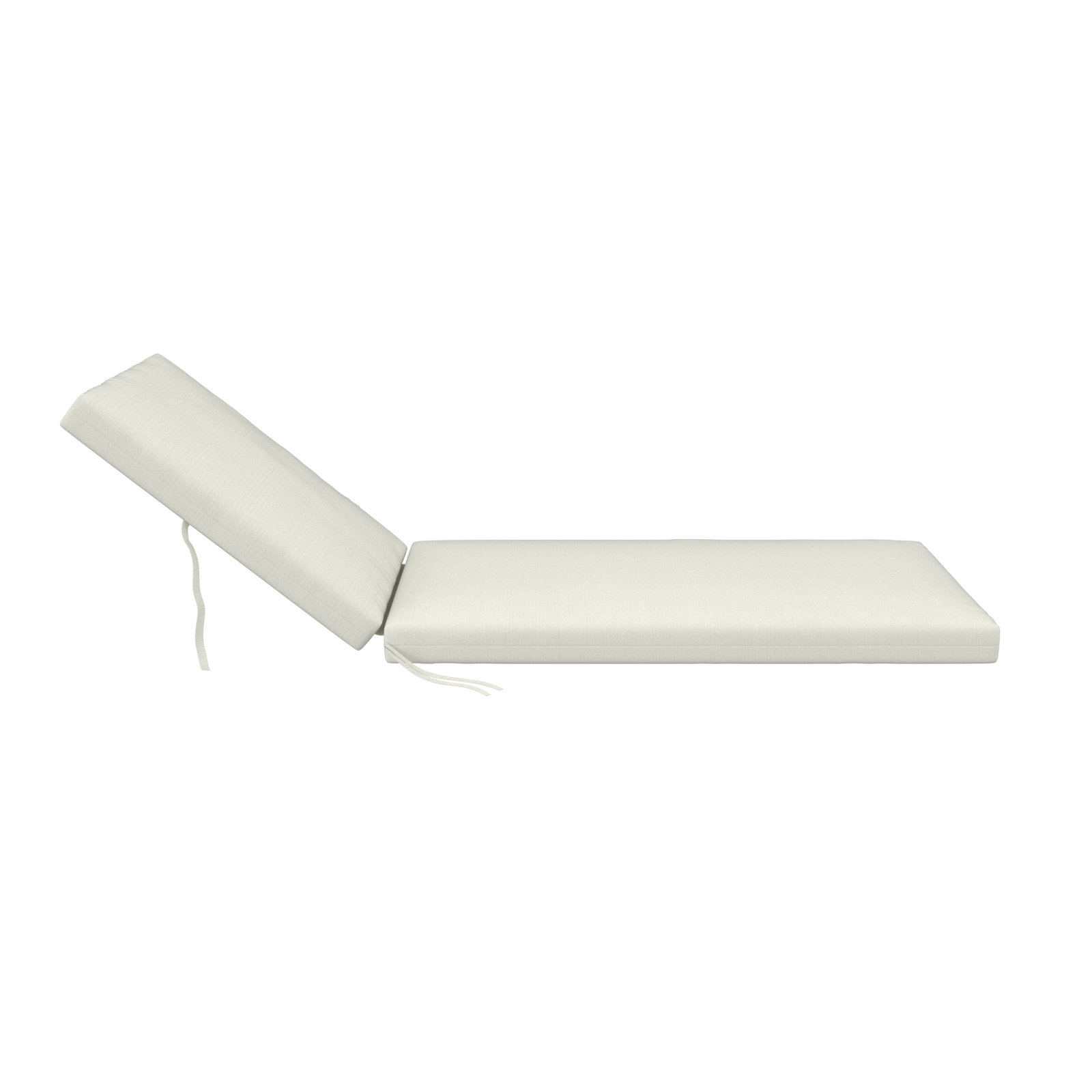Outdoor Sunbrella® Chaise Lounge Cushion, 3.5" H x 25" W x 47"D, Canvas Natural Sunbrella® Canvas