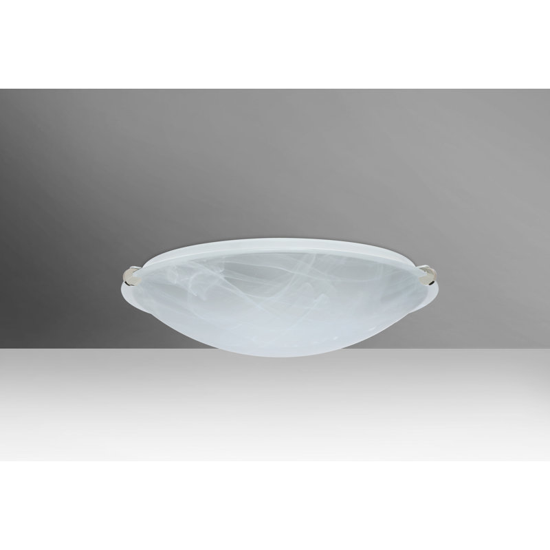 Plafonnier encastré d’extérieur 1 ampoule Tajik, Nickel poli