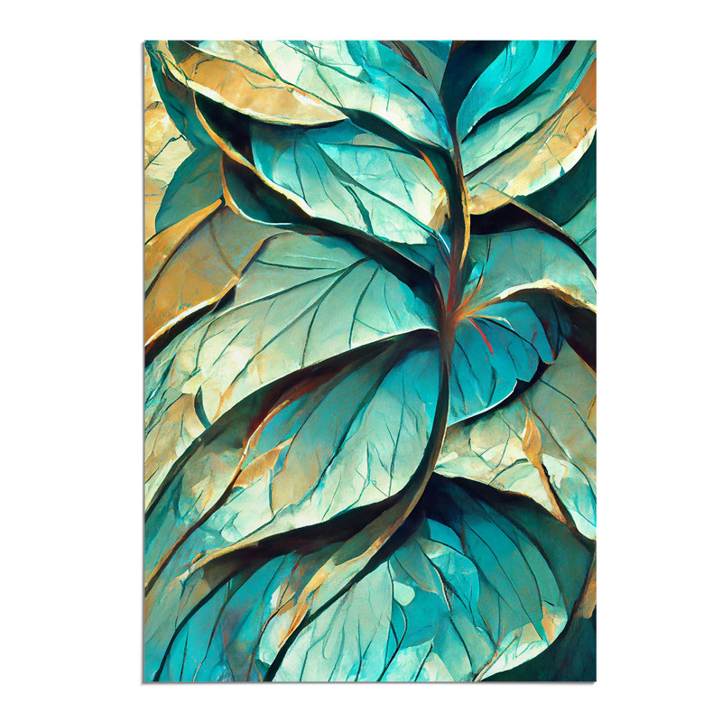 Abstract Leaf No.2 - Wall Art, Paper, 59.4cm H x 42cm W, No Matte