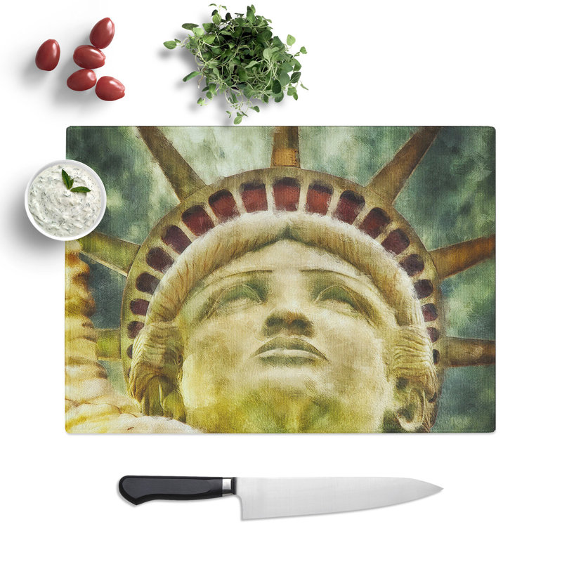The Statue of Liberty Vol.3 Chopping Board, 0.4cm H x 20cm W x 28.5cm L
