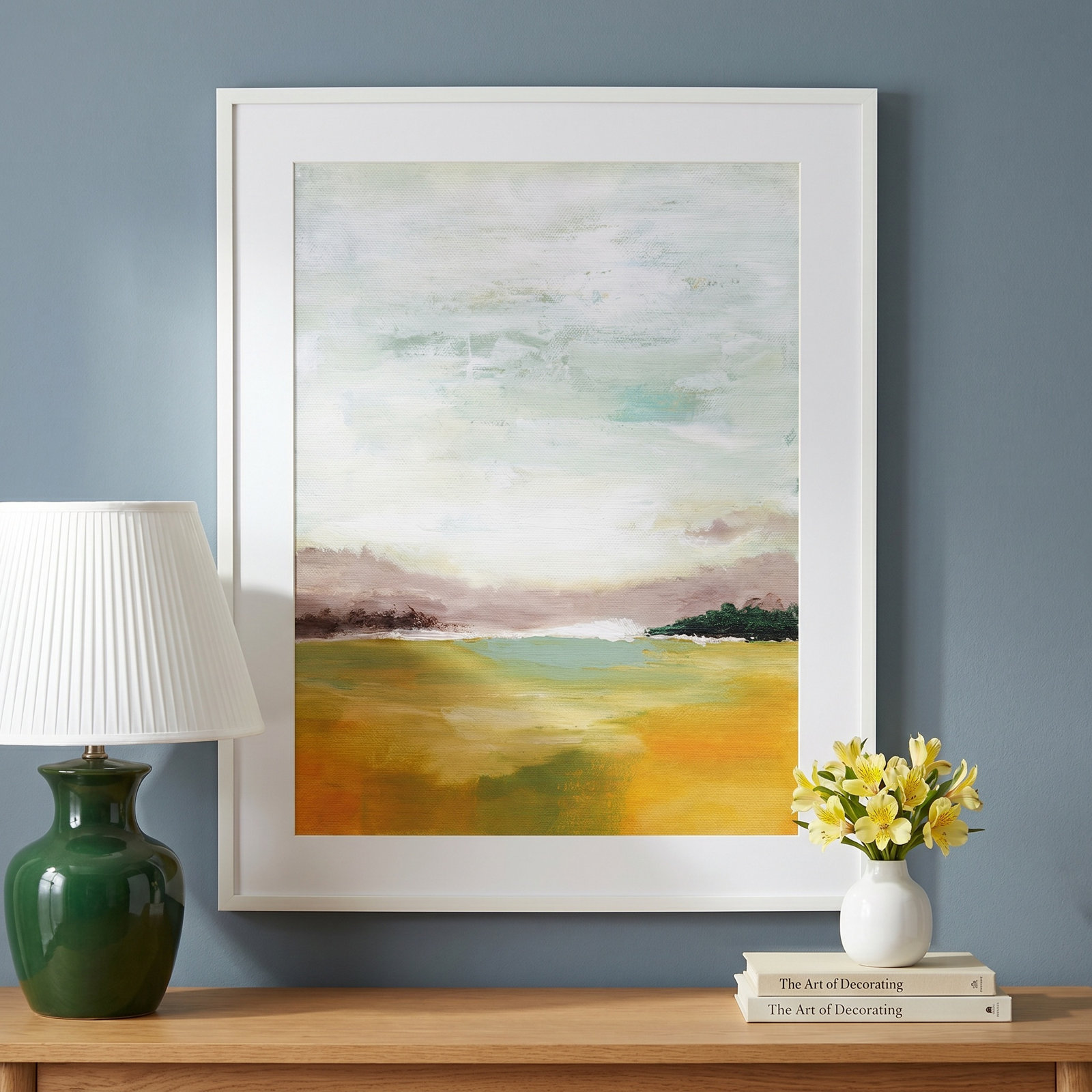 Canary Forest by Jariwala Nikita, 26" W x 33" H x 2" D, White Framed