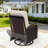 2-Person PE Wicker Outdoor Patio Set With Chairs, Ottomans, Side Table & Beige Cushions-984046789