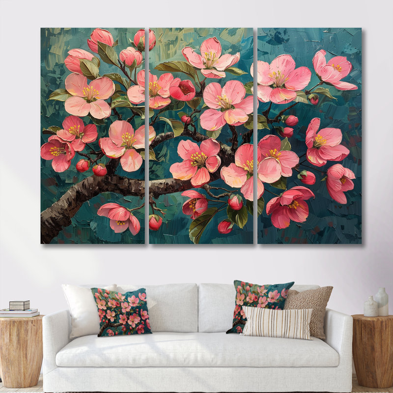 Lemire 3 pièces, Toile tendue, H 40 po x l 60 po x P 1 po