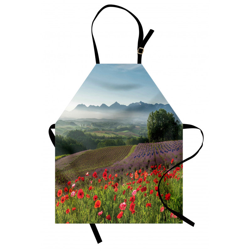Tablier de jardin à fleurs