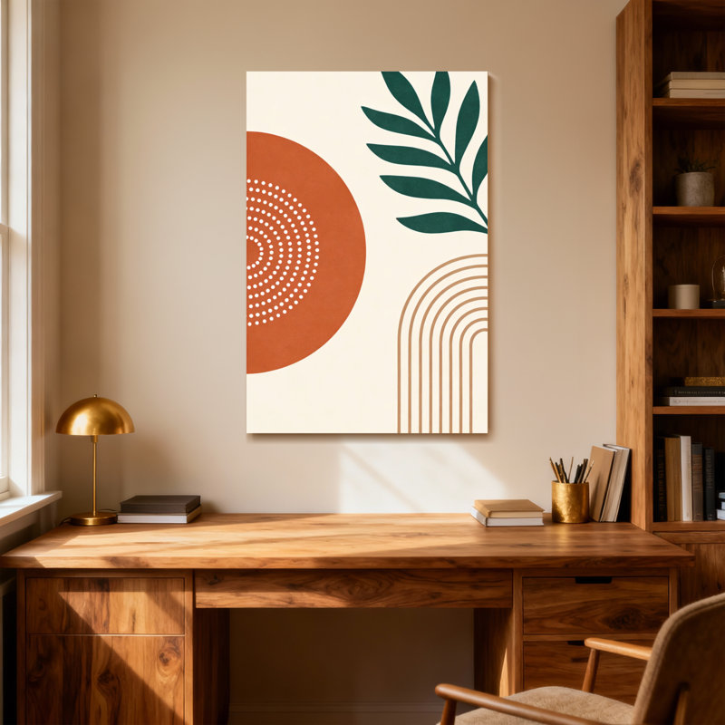 Motif de lignes abstraites circulaires pointillées