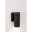 Plaza 60 Wall Sconce, 10W, Black Finish