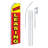 Double Sided 144'' H x 30'' W Polyester Flag Set