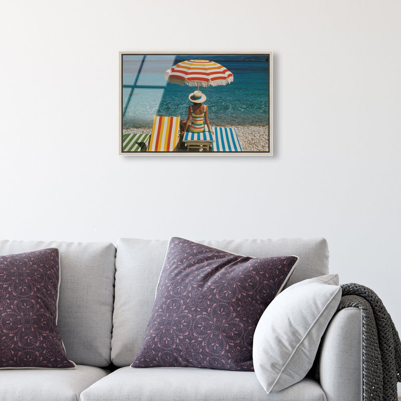 Waterfront Hue High-Gloss Acrylic Glass Wall Art Landscape & Nature Print by Oliver Gal, Ready to Hang, 15 x 10, 16"H x 11"W