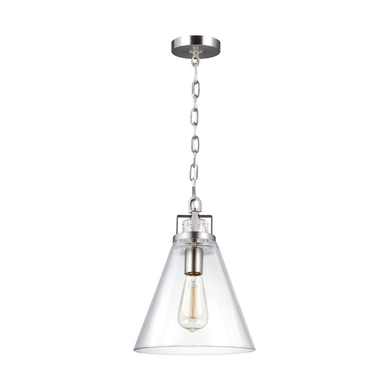 Frontage Pendant from Visual Comfort Studio, Satin Nickel