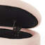 Banc de rangement moderne avec repose-pieds ovale-229672156