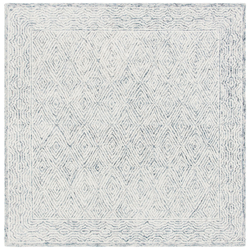 Arlington Wool Geometric Indoor Rug, Square 7'