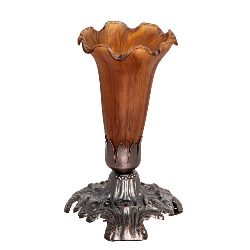 7" Victorian Candle/Pk, Amber