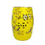 Tabouret en céramique fleur et oiseau-311734617