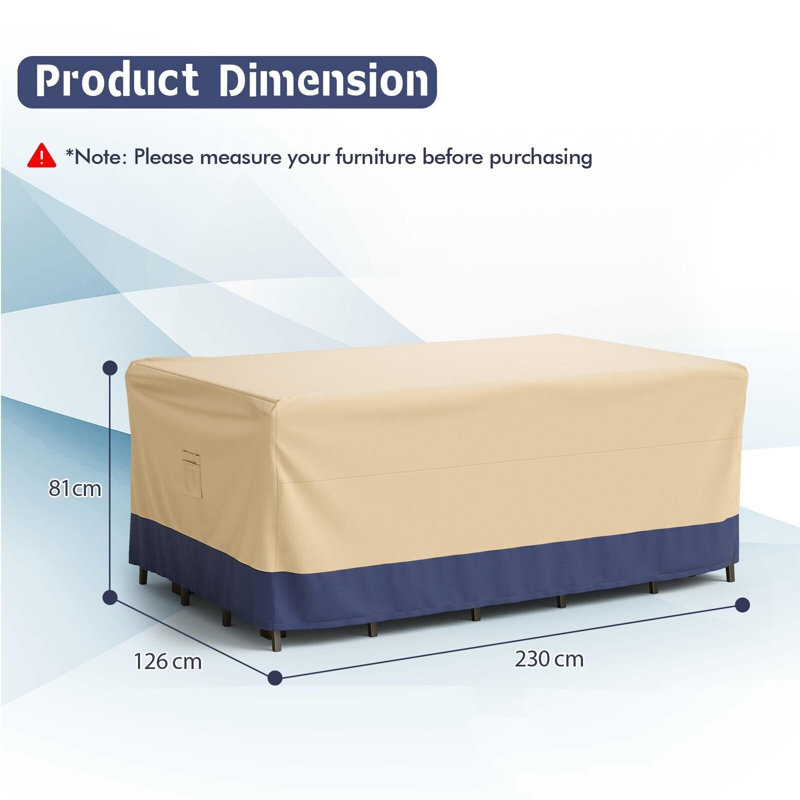 Outdoor Patio Dining Set Cover