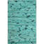 Area Cowhide Abstract Area Rug in Turquoise-760035677
