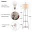 Lampe sur pied colonne 59 po Snowhill-61928325