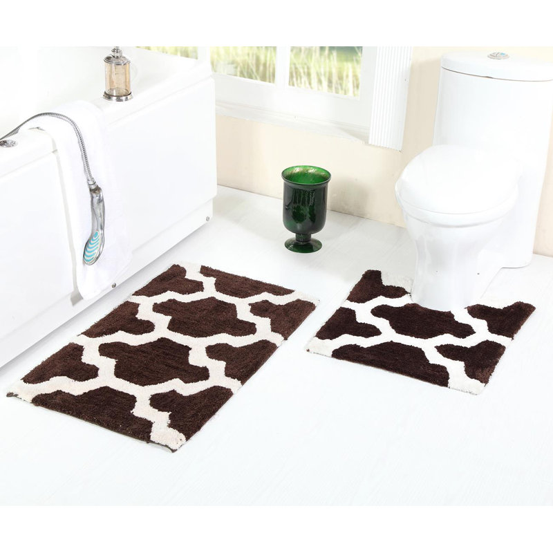 Ensemble de tapis Kuster, Brun
