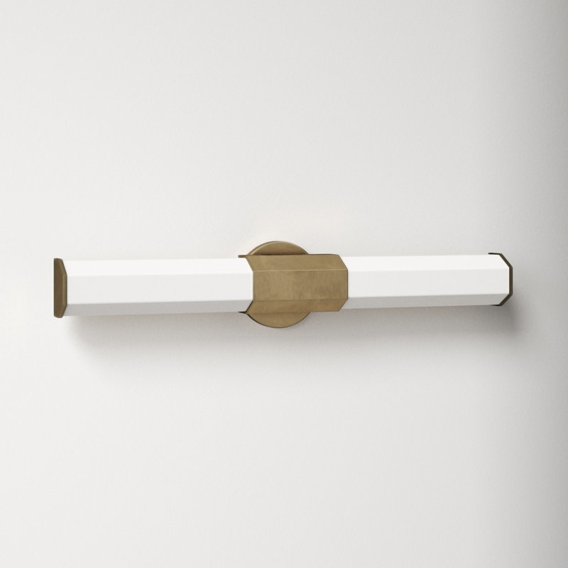 Belden Dimmable LED Bath Bar, Heritage Brass