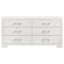 Commode 6 tiroirs Polk Snow White