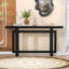 Console de hall d'entrée avec pieds en pin massif et conception triple rectangulaire pour les couloirs-639436010-639436002