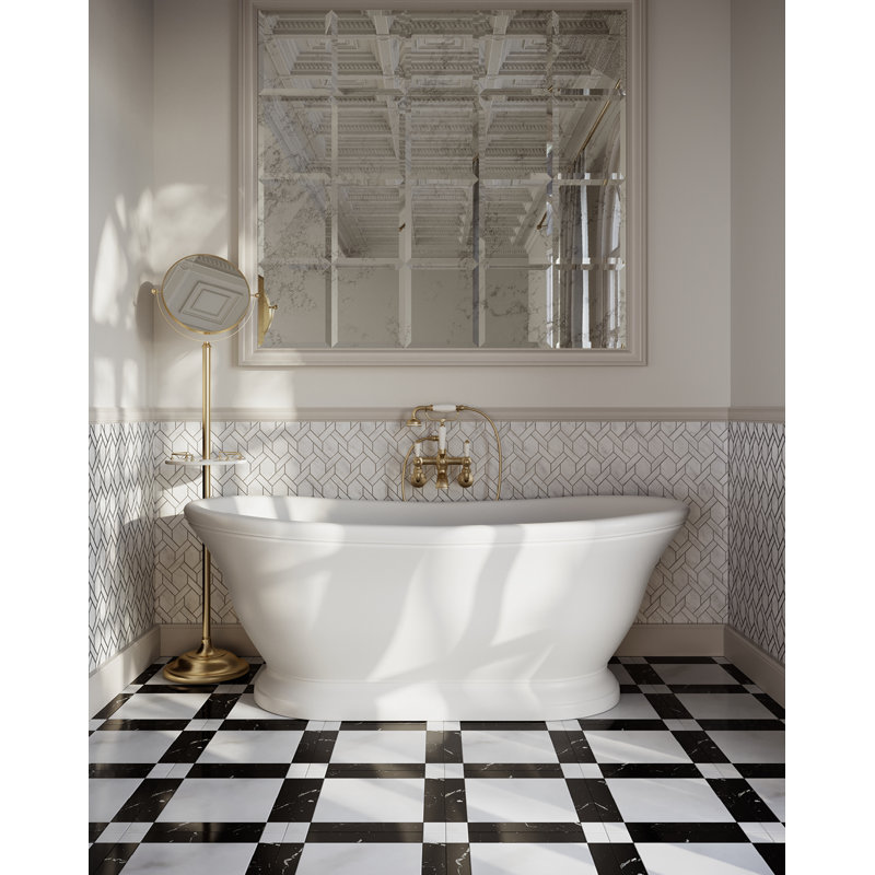 Aurora 67.38'' L Soaking Bathtub