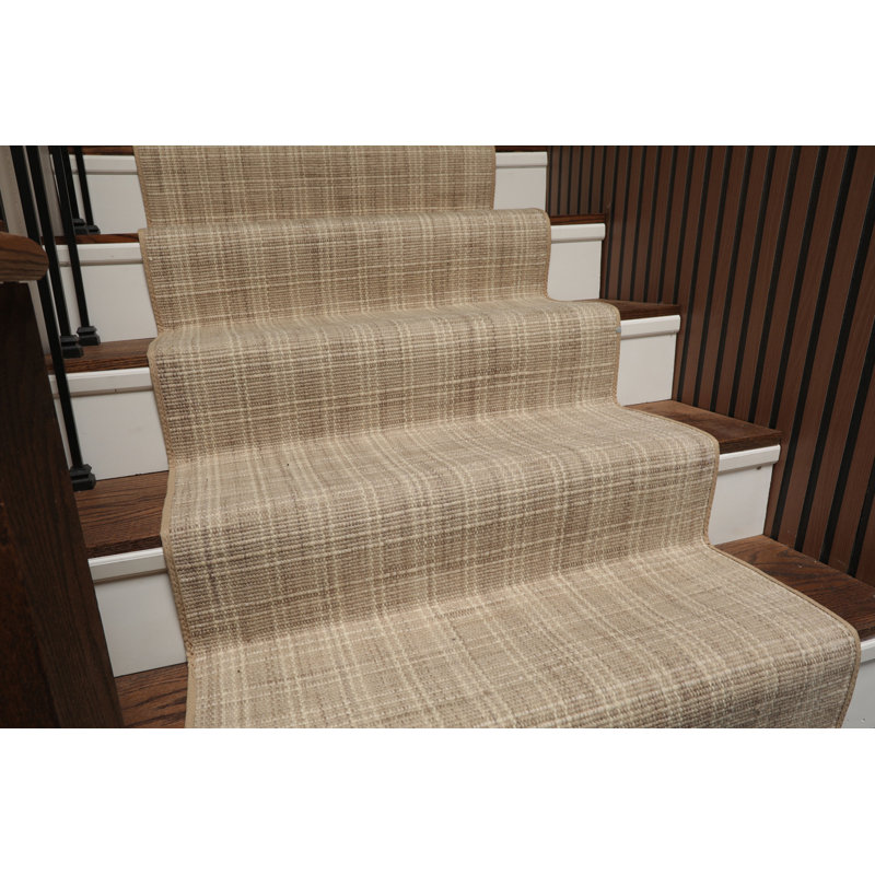 Tapis en laine fait à la main sur mesure, Tapis de couloir 2 pi 7 po x 10 pi