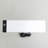 Fixturedisplays® 12.25 X 3.5" Clear Acrylic Sign Holder Picture Frame Film Strip Display Name Tag Placement, With Lighted LED Backlit Panel, 0.54" Thick 18610+18612