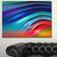 « belle ondulations arc-en-ciel », impression sur toile-20865757