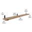 Tablette flottante en bois Ilkan Paulownia-786109265